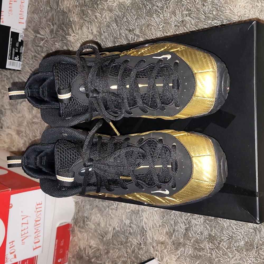 Nike Metallic Gold Foamposite
